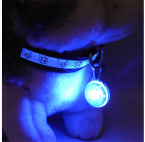 1pcs Pet Collar Pendant LED dog collar Night light pendant security luminous pendant Collar pet supplies dog accessories